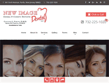 Tablet Screenshot of newimagedental.com